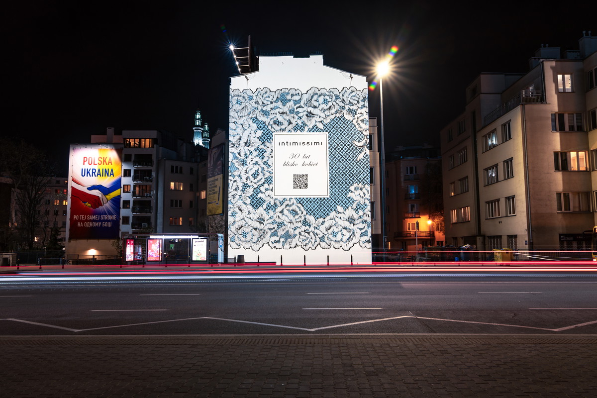 Mural NeSpoon dla Intimissimi