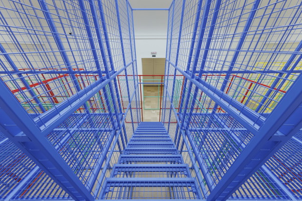 „Datament”, wystawa w Pawilonie Polskim na 18. Miedzynarodowej Wystawie Architekury w Wenecji, 2023, fot. Jacopo Salvi (altomare.studio), dzięki uprzejmości Zachęty — Narodowej Galerii Sztuki