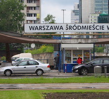 Wiata WKD nad Warszawą-Śródmieście