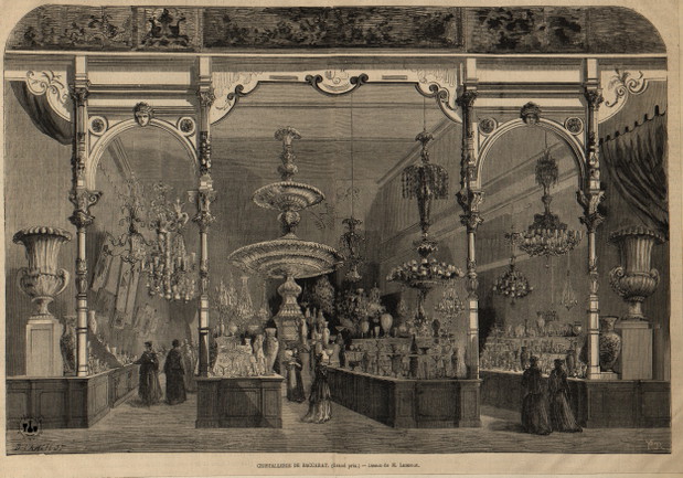 Kryształy Baccarat w Château Labottière
