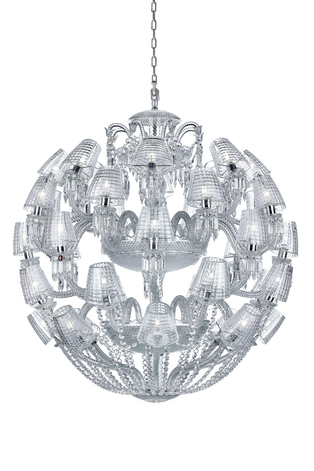 Kryształy Baccarat w Château Labottière