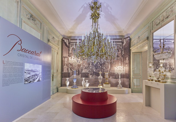 Kryształy Baccarat w Château Labottière