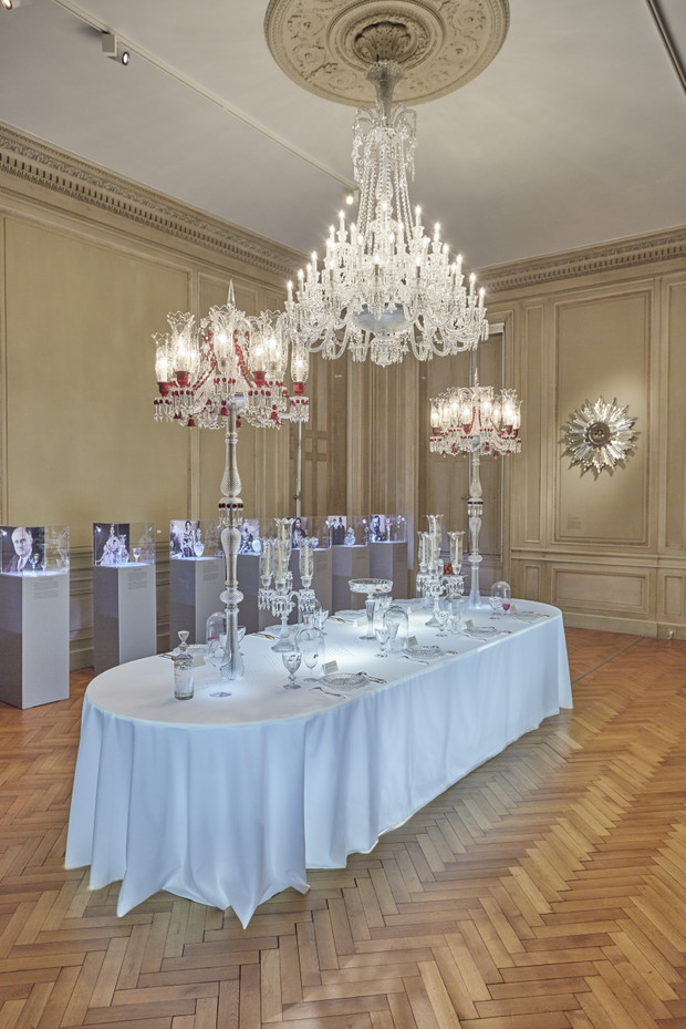 Kryształy Baccarat w Château Labottière