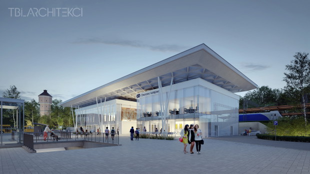 Nowy dworzec kolejowy w Koszalinie