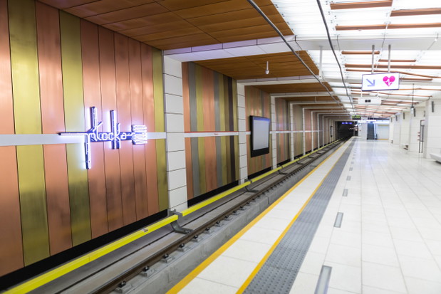 Warszawskie metro, stacja Płocka