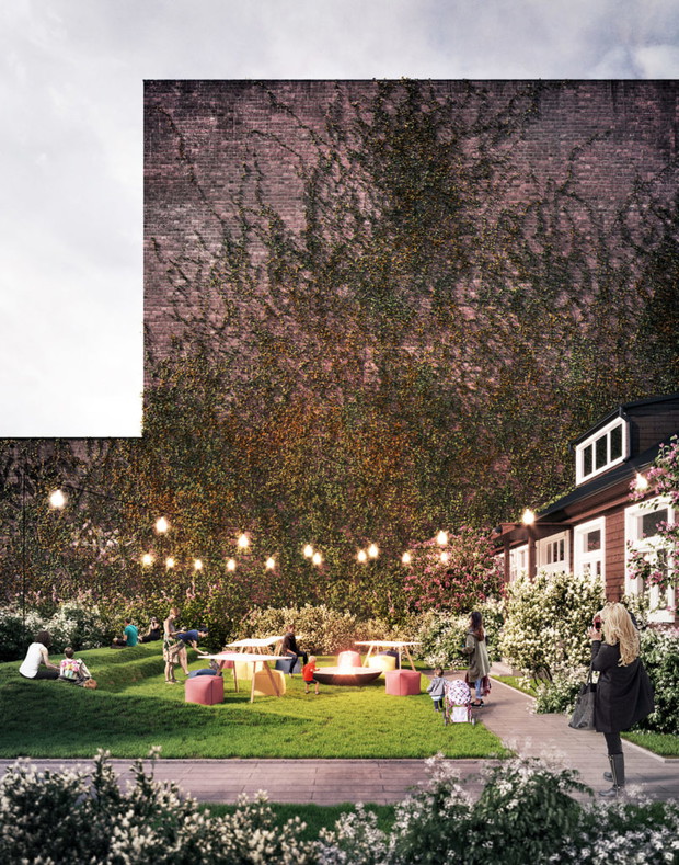 Woonerf na Środkowej, projekt: WXCA