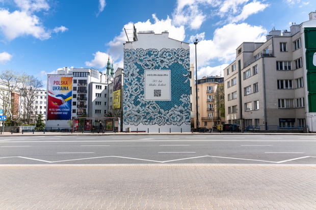 Mural NeSpoon dla Intimissimi