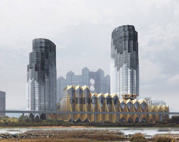Studio City w Makao od Zaha Hadid Architects już w pełnej wysokości