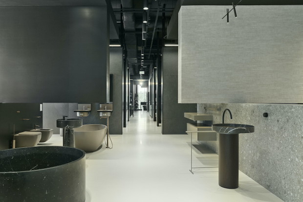 Showroom BOZZA ze strefą marki ZAJC , projekt: pracownia PULVA