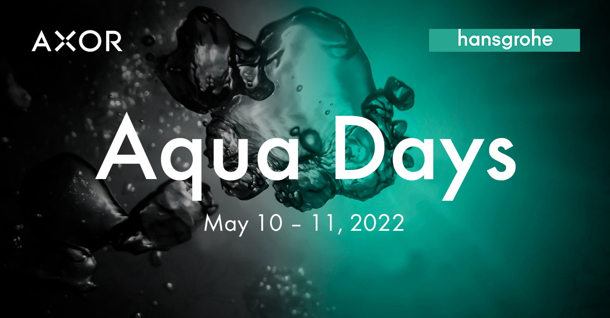 Woda to życie i nasza pasja. Druga edycja Hansgrohe Aqua Days już 10 i 11 maja