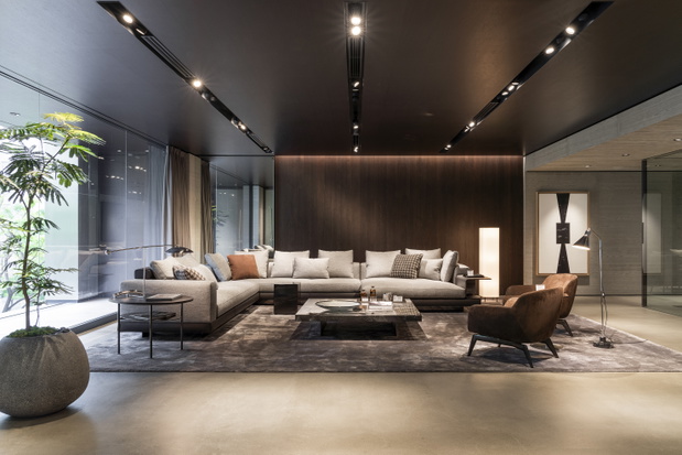showroom Minotti w Kobe, materiały prasowe