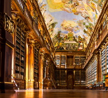 Biblioteka w Klasztor na Strahowie, Praga, Czechy