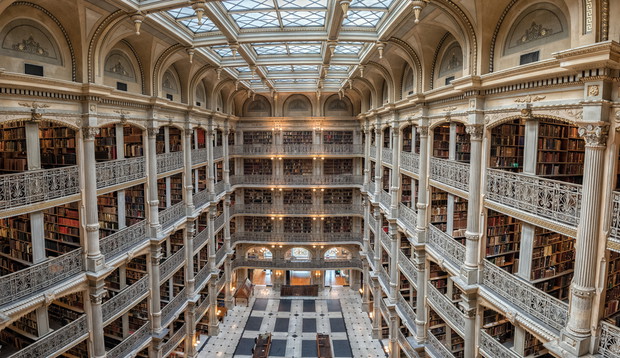 Biblioteka George'a Peabody, Baltimore, USA