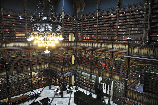 The Royal Portuguese Reading Room, Rio de Janeiro, Brazylia