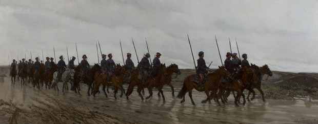 Józef Chełmoński, Kozacy, 1885, Muzeum Narodowe w Warszawie