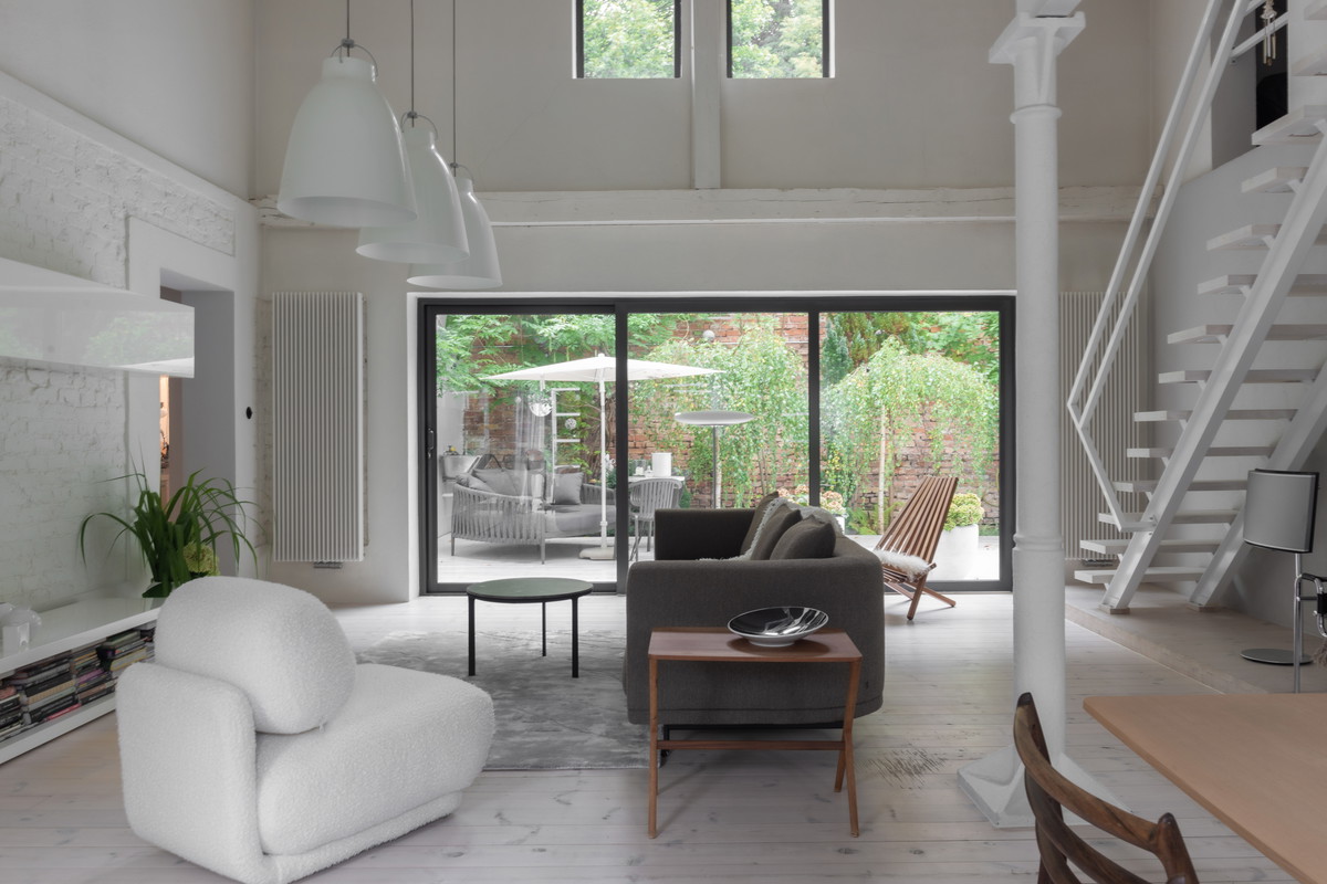 Adaptacja i remont starej kuźni, projekt Loft Kolasiński