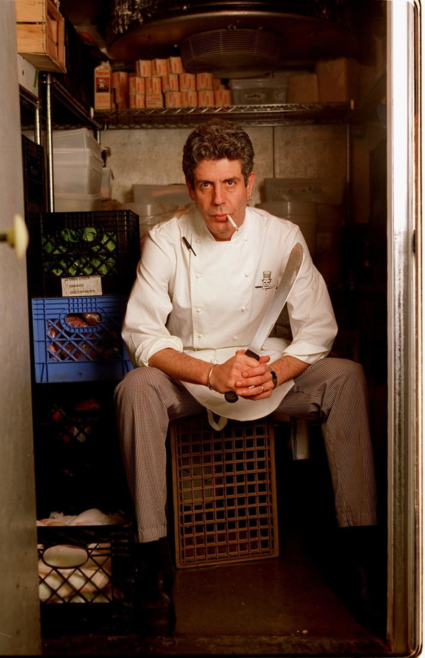 Anthony Bourdain at Les Halles on Park Avenue