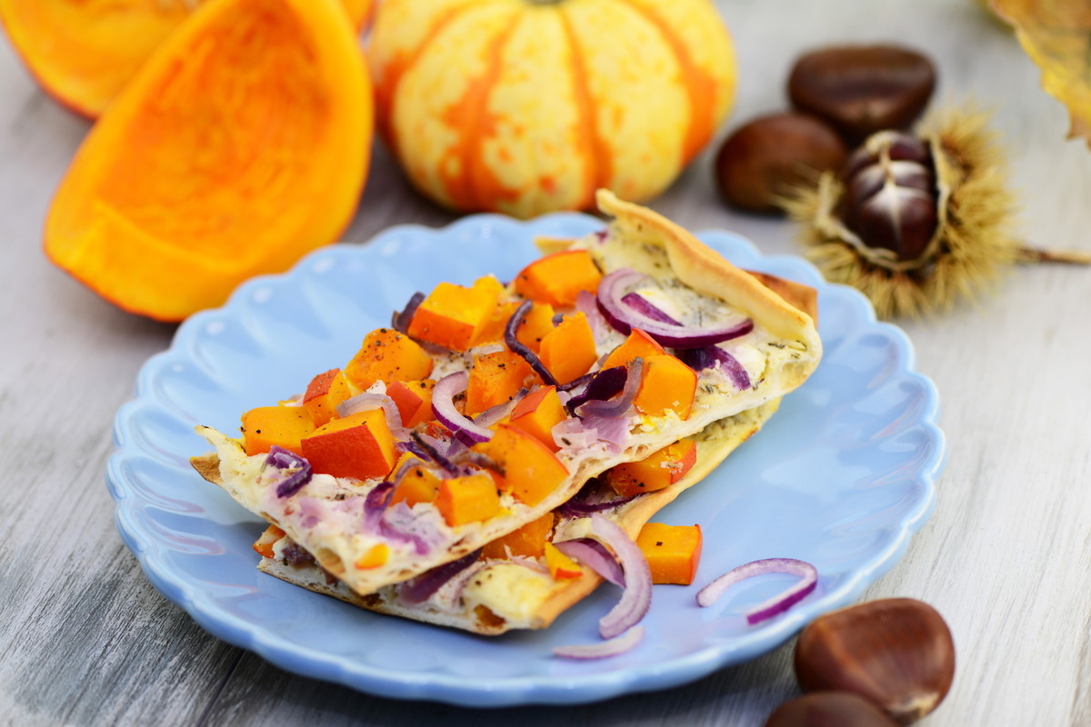 Jesienny comfort food: pumpkin spice pizza