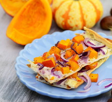 Jesienny comfort food: pumpkin spice pizza