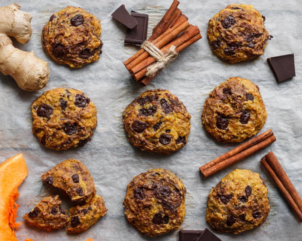 Jesienny comfort food: ciasteczka owsiane z dynią