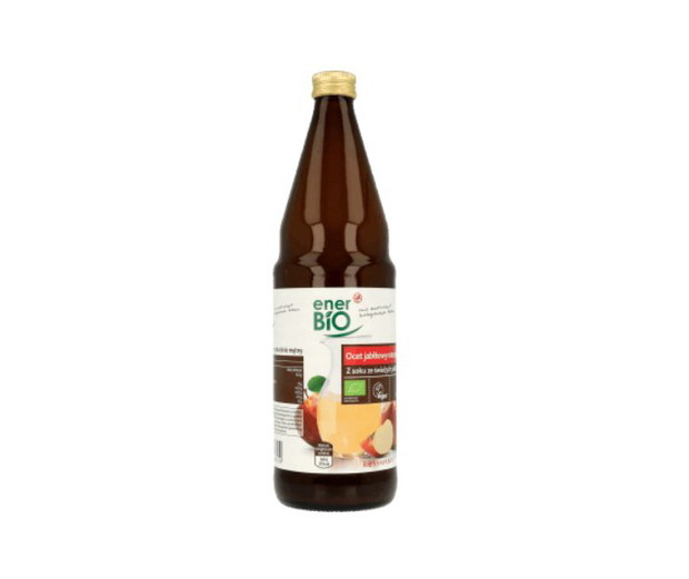 Ocet jabłkowy enerBiO, naturalnie mętny, 750 ml