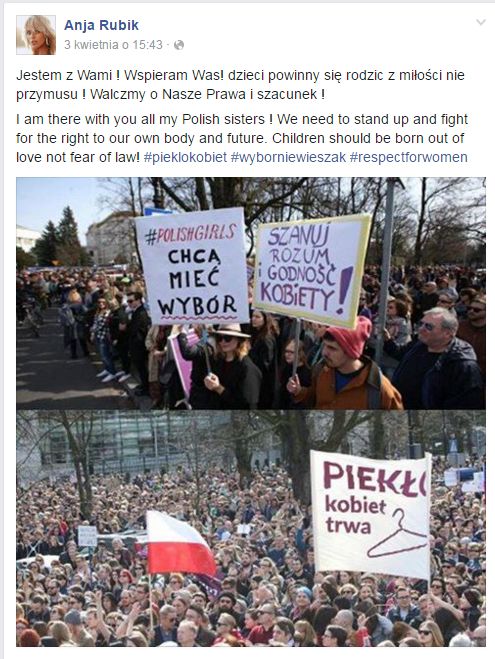 Cały świat solidaryzuje się z Polkami