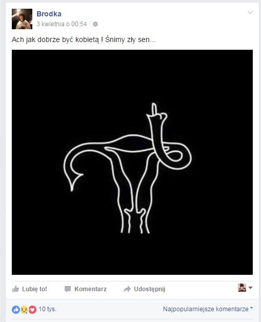Wsparcie Moniki Brodki, fot. Facebook/Brodka