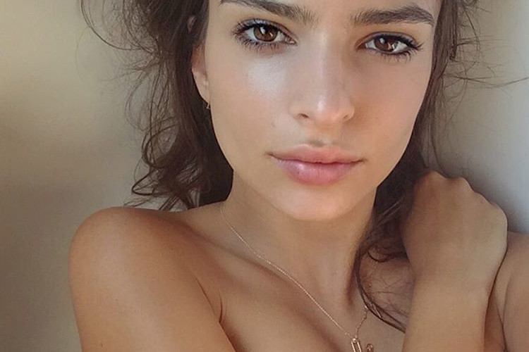 Gwiazdy bez makijażu na Instagramie, Emily Ratajkowski