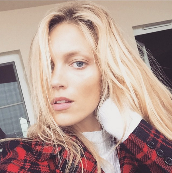 Anja Rubik w długich włosach, fot. @anja_rubik/instagram