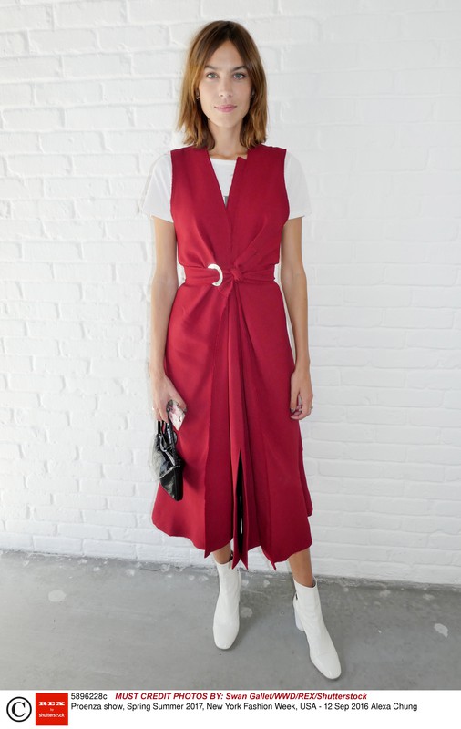 Alexa Chung Na New York Fashion Week
