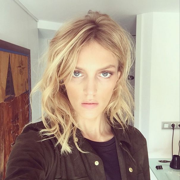 Anja Rubik w długich włosach, fot. @anja_rubik/instagram