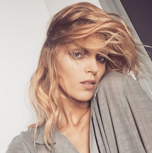 Anja Rubik w długich włosach, fot. @anja_rubik/instagram