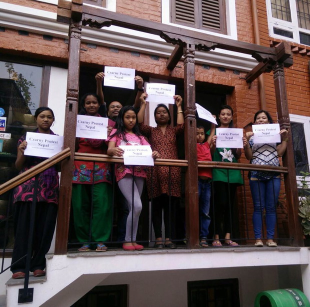 Czarny protest, Nepal