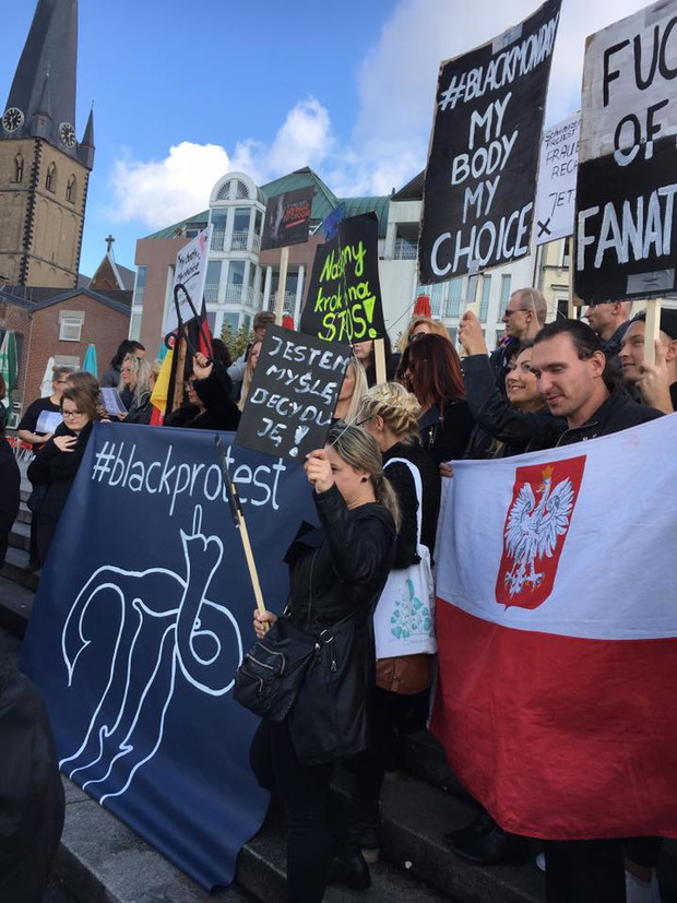 Czarny protest, Niemcy