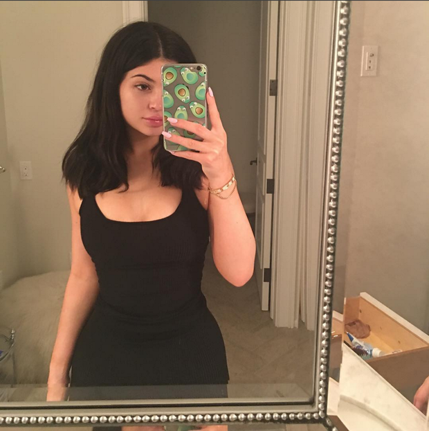 Gwiazdy bez makijażu na Instagramie, Kylie Jenner