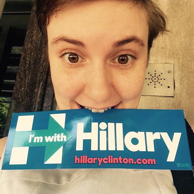 Gwiazdy bez makijażu na Instagramie, Lena Dunham