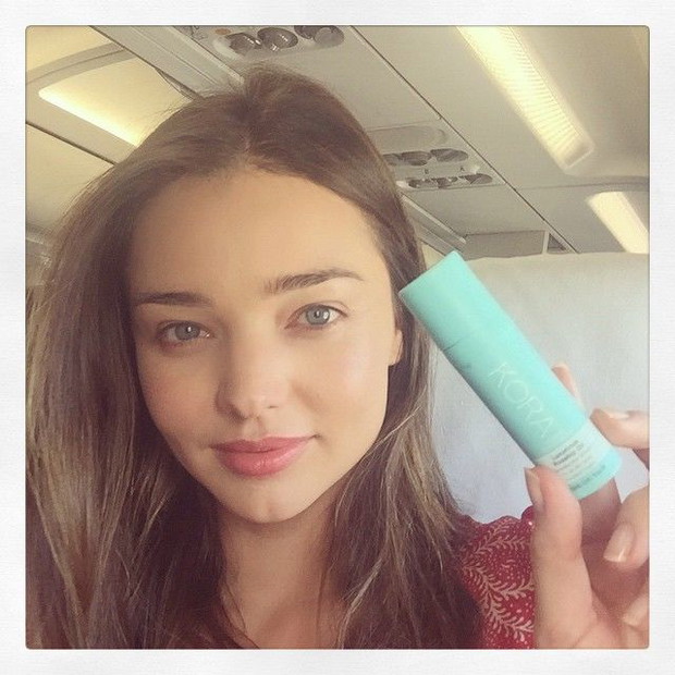 Gwiazdy bez makijażu na Instagramie, Miranda Kerr