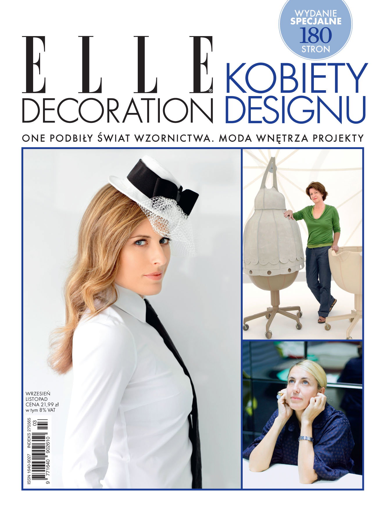 Okładka wydania specjalnego ELLE Decoration Kobiety Designu