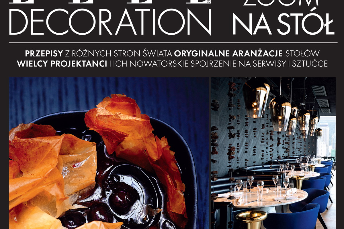 Wydanie specjalne ELLE Decoration ZOOM NA STÓŁ