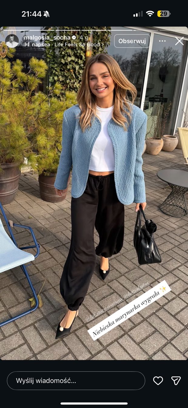 Textured blazer – modna kurtka przejściowa wiosną 2026