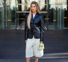 Te kopertowe kuloty z H&M to ideał dla "petite girls" na wiosnę. Mam 160 cm i się z nimi nie rozstaję