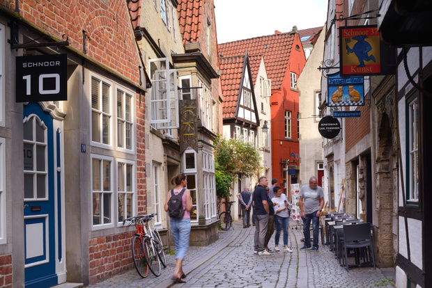 Bremen, Germany - Schnoor quartier.