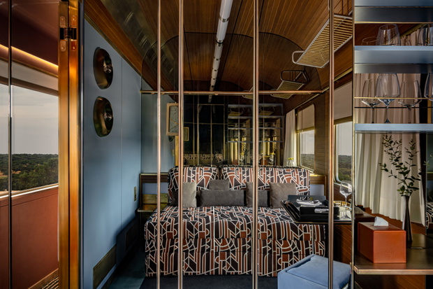 Wnętrze pociągu La Dolce Vita Orient Express