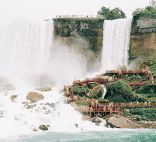 Wodospad Niagara - widok na amerykańską część