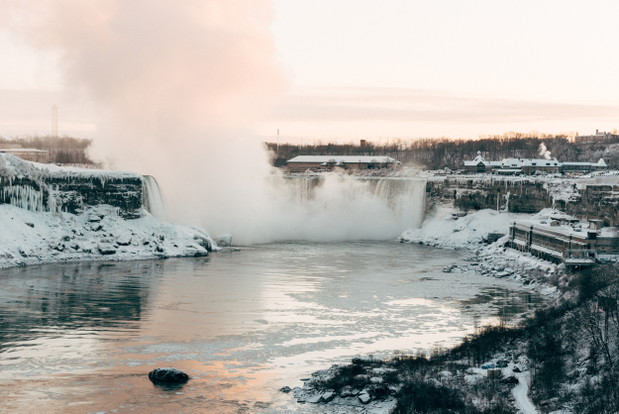 Wodospad Niagara zimą