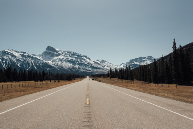 Droga w Parku Narodowym Banff