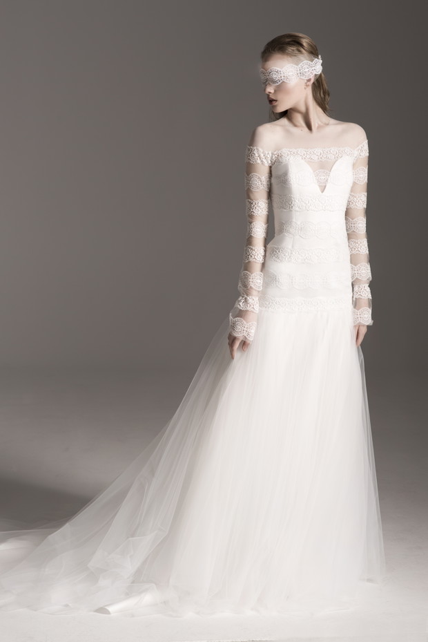 Suknia ślubna na długi rękaw Lidia Kalita Bridal