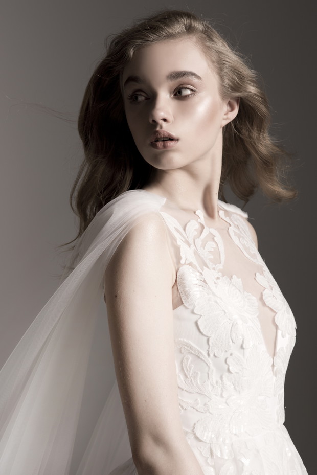 Suknia ślubna z kwiatów Lidia Kalita Bridal