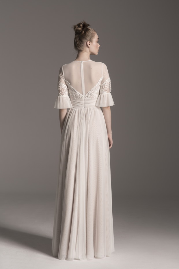 Suknia z falbankami Lidia Kalita Bridal