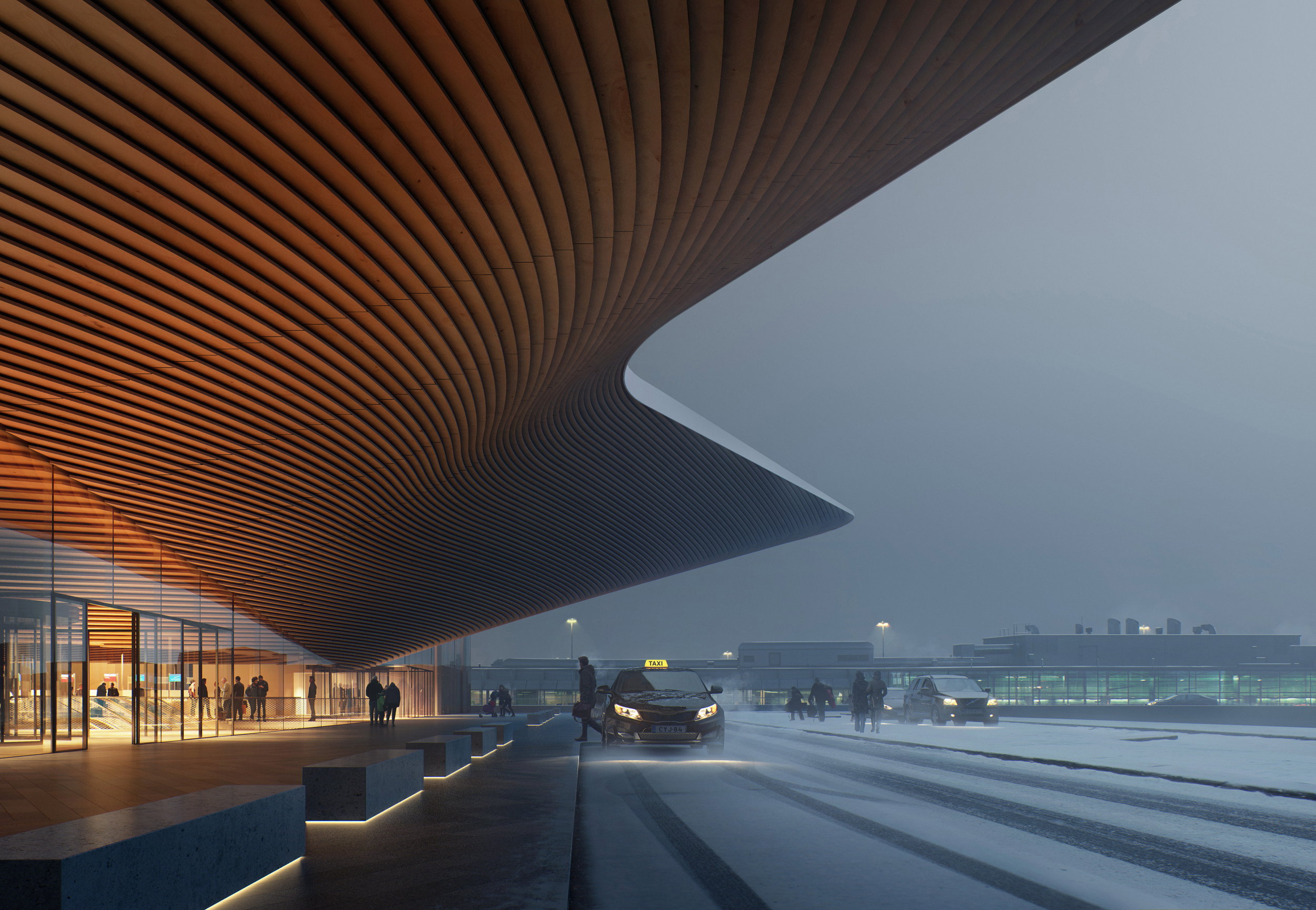 Helsinki Airport Departures and Arrivals Building